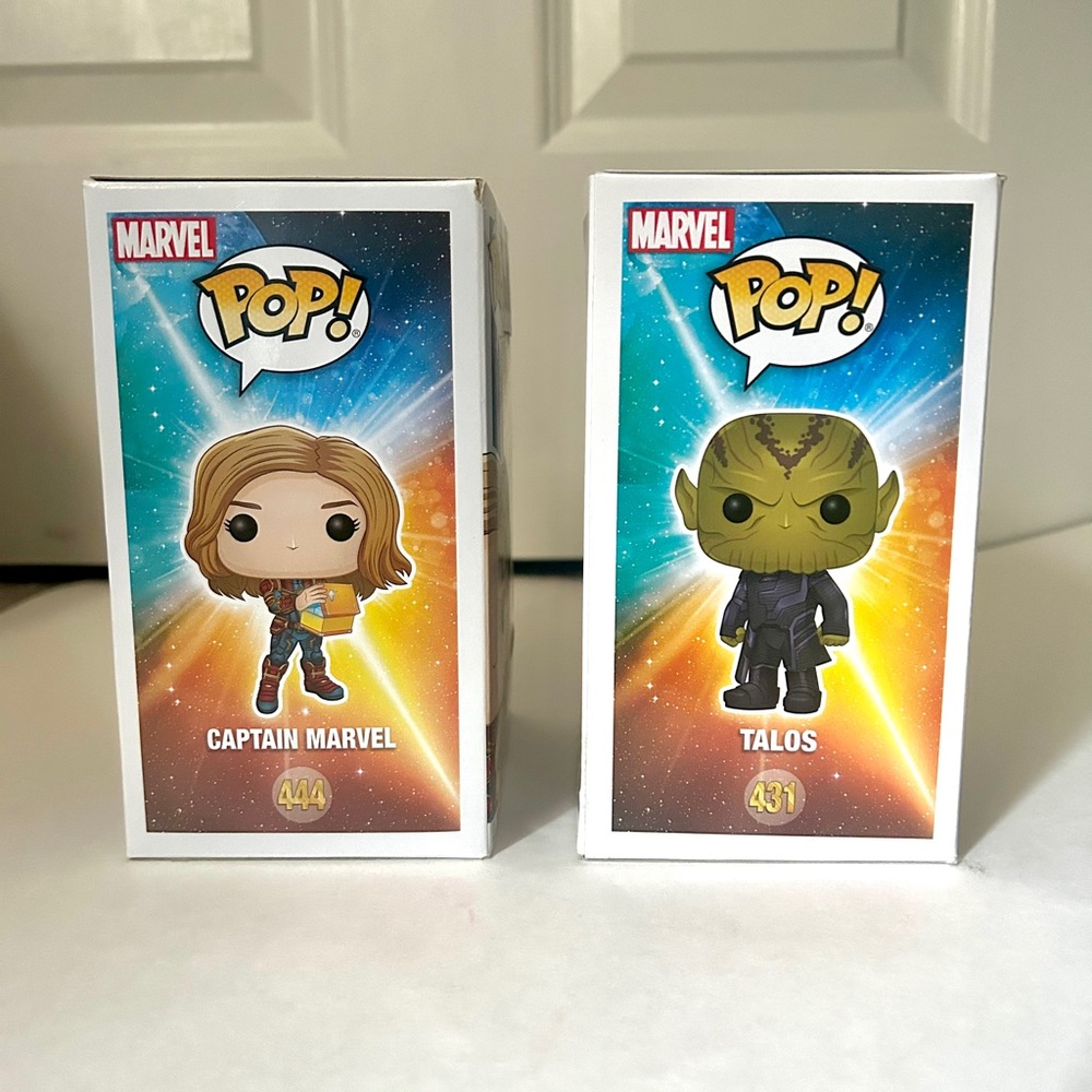 Marvel Pop Figures - Captain Marvel and Talos - Picture 2 of 4